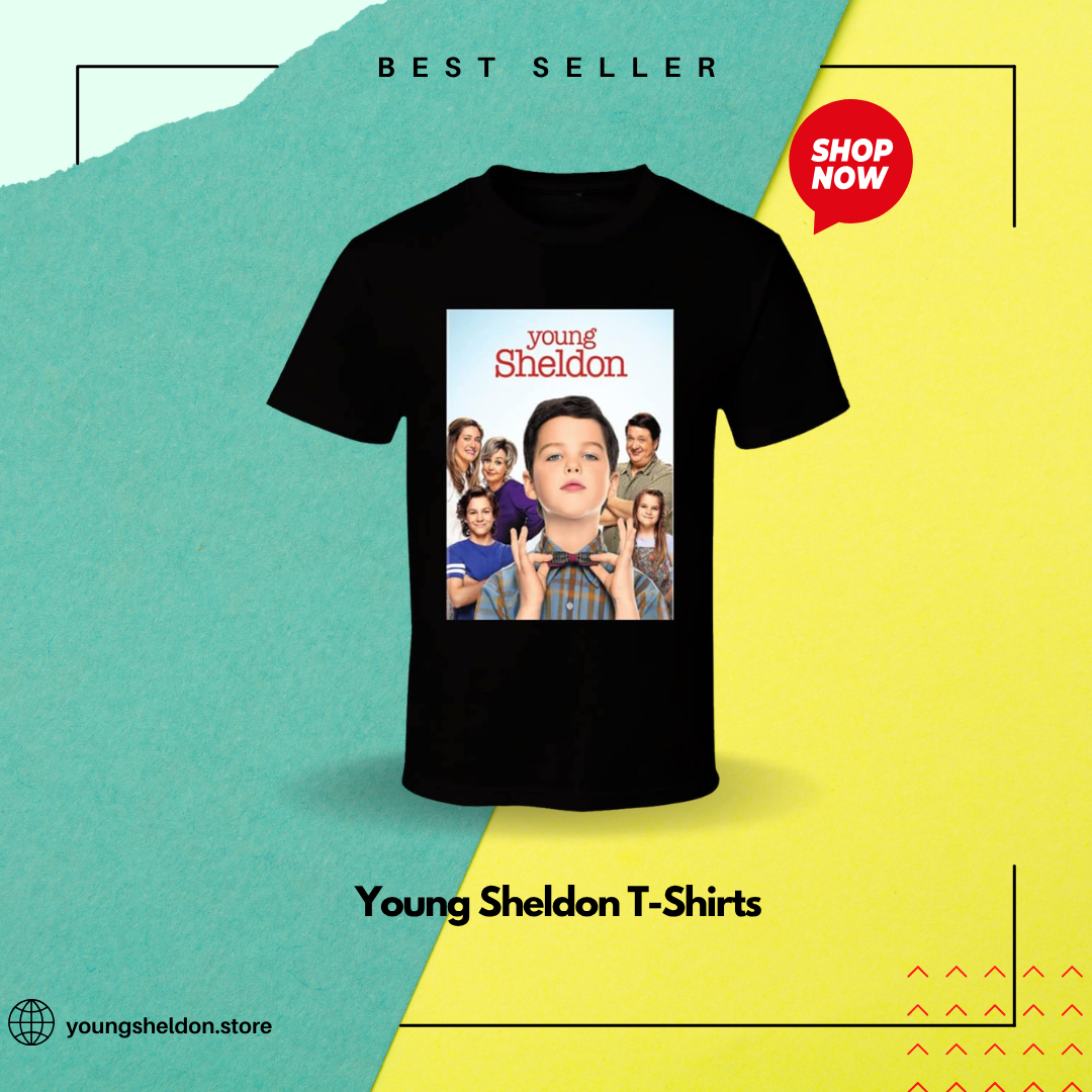 Family Cast Poster LA 0405 Young Sheldon T-Shirts